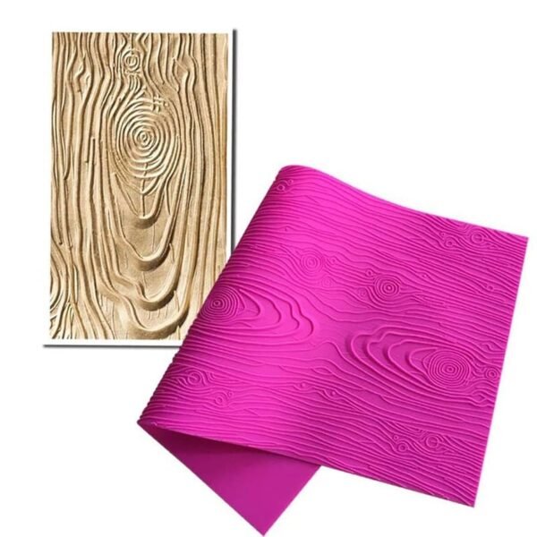 Wooden Pattern Silicone Lace Mat