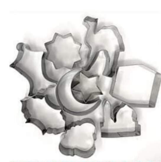 8 Pcs Eid Theme Cutter