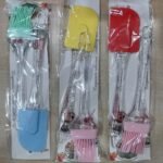 Acrylic Handle Spatula & Brush Set