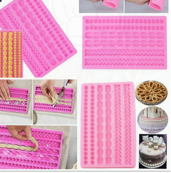 6 Cavity Rope Silicone Mold