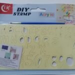 Alphabet & Numbers DIY Stamp