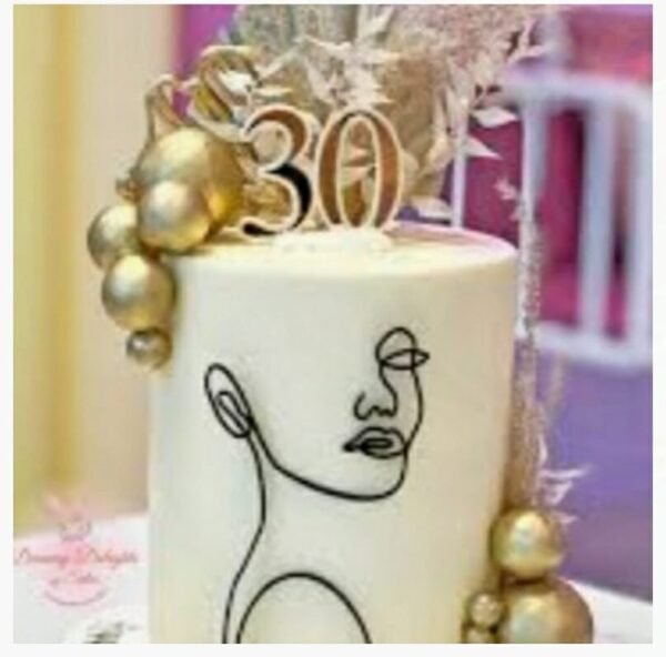 Black Lady Face Topper