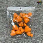 Orange Heart Faux Pack Of 20 Pcs