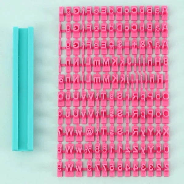 Alphabets Number Letter Press Stamp