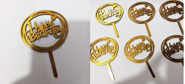 Small Birthday Toppers Pack (Pack Of 10 Pcs)