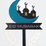 Eid Mubarak Acrylic Topper Design 5