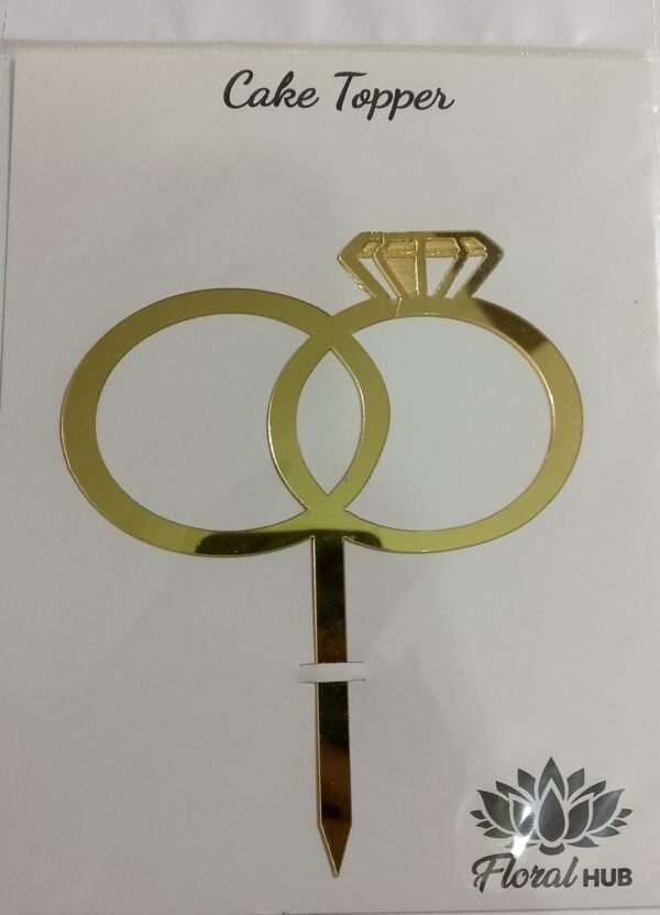 Double Ring Acrylic Topper