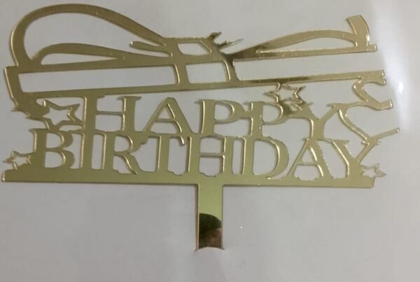 Happy Birthday Acrylic Topper