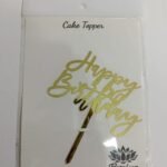Happy Birthday Acrylic Topper
