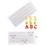 Mini Alphabet & Number Silicone Mold