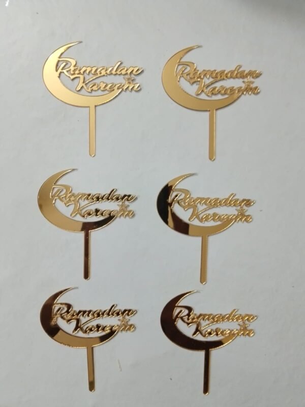Ramadan 6 Pcs Small Topper