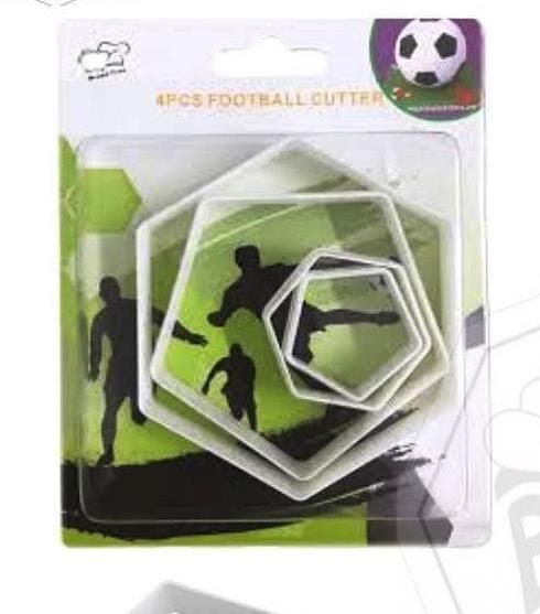 4 Pcs Plastic Football Cutter