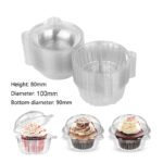 Disposable Plastic Lid Box Pack Of 10 Pcs
