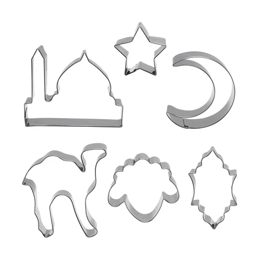 6 Pcs Eid Theme Cutter