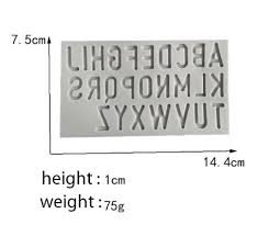 Alphabet Silicone Mold