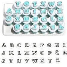 Upper Case & Number Plunger Set