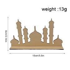 Mosque Acrylic Tags Pack Of 5 Pcs