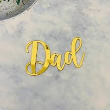 Dad Acrylic Tag Pack Of 5 Pcs