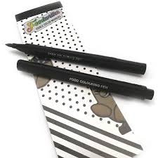 Edible Black Marker 2 Pcs Set