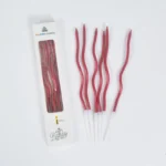 Red Curve Candles