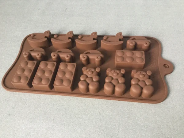 Horse Car Lego teddy Bear Chocolate Mold