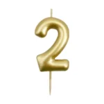 Numeric Candle Topper Of Number 2