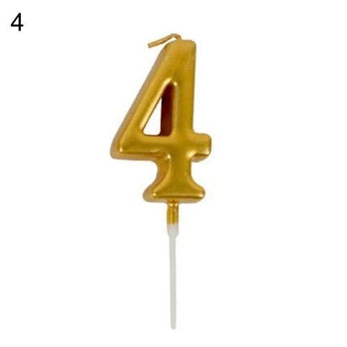 Numeric Candle Topper Of Number 4