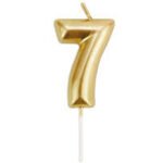 Numeric Candle Topper Of Number 7