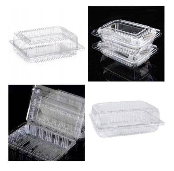 10 Pcs H-6 Disposable Box For Brownie