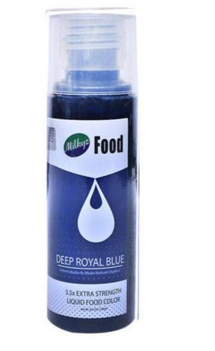 Milkyz Food Liquid Food Color Deep Royal Blue 120ML Bottle