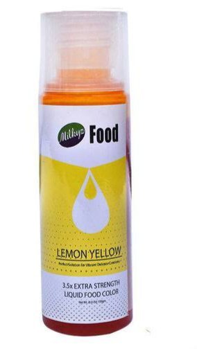 Milkyz Food Liquid Food Color Lemon Yellow 120ML Bottle