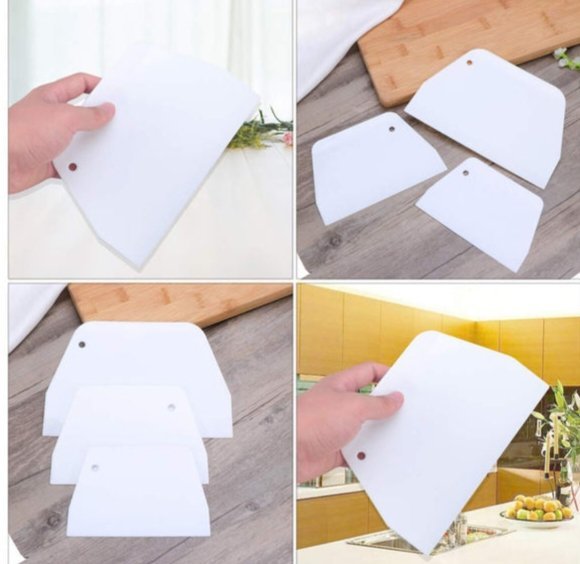 3Pcs Plastic Scrapers Set