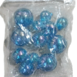 Blue Transparent Faux Balls