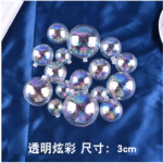 Crystal Transparent Faux Balls