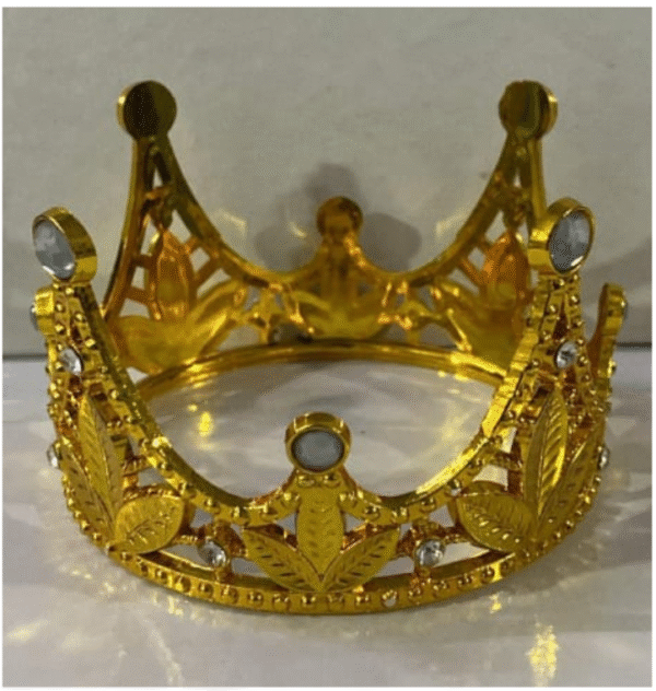 Golden Crown – Royal Cake Topper
