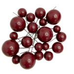 Maroon Faux Balls