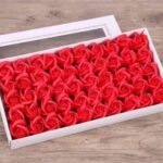 Red Artificial Soap Flower (1 Piece)