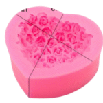 Rose Heart Silicone Mold