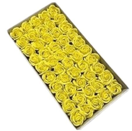 Yellow Artificial Soap Flower (1 Piece)