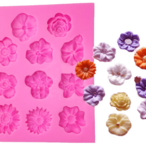 11 Cavity Flower Silicone Mold